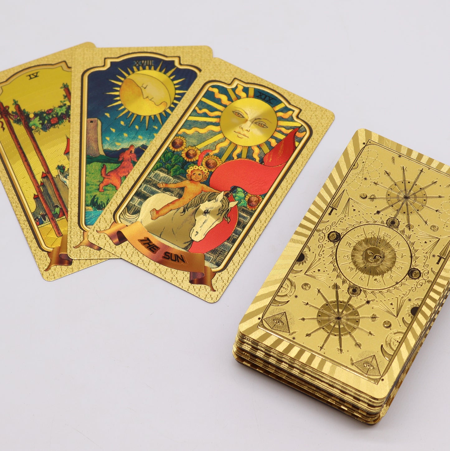 Golden Tarot Deck