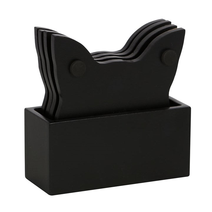 Mystic Mog Kitty Cat Coaster Set