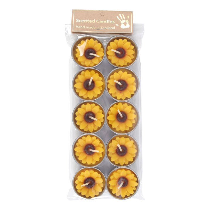 Sunflower Tea light Candles