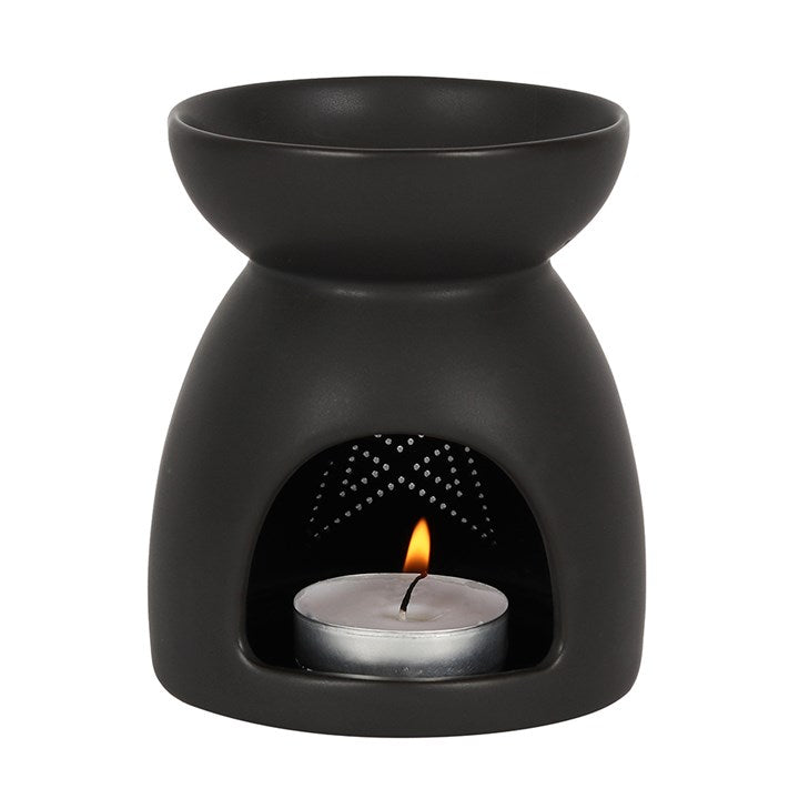 Black Pentagram Wax Oil Burner