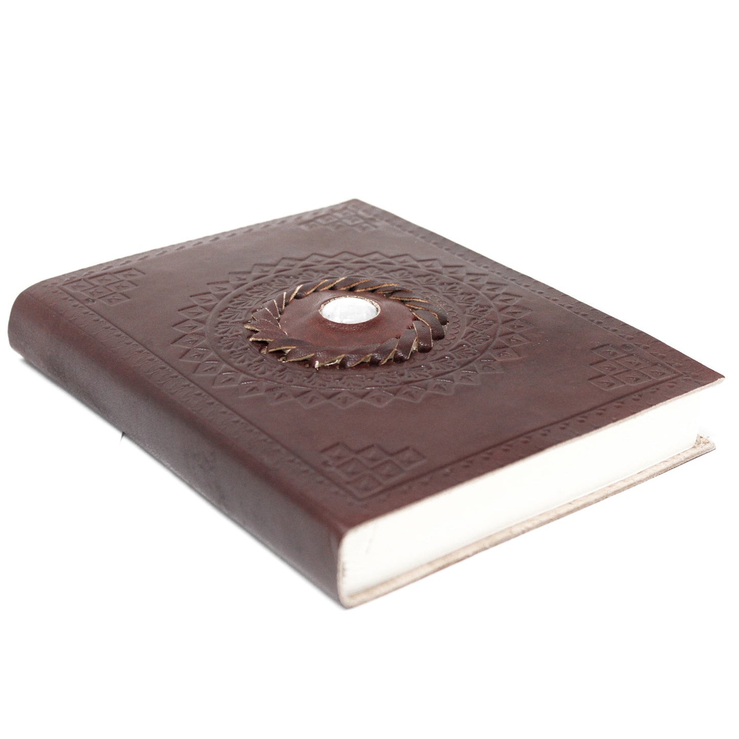 Leather Moonstone Notebook
