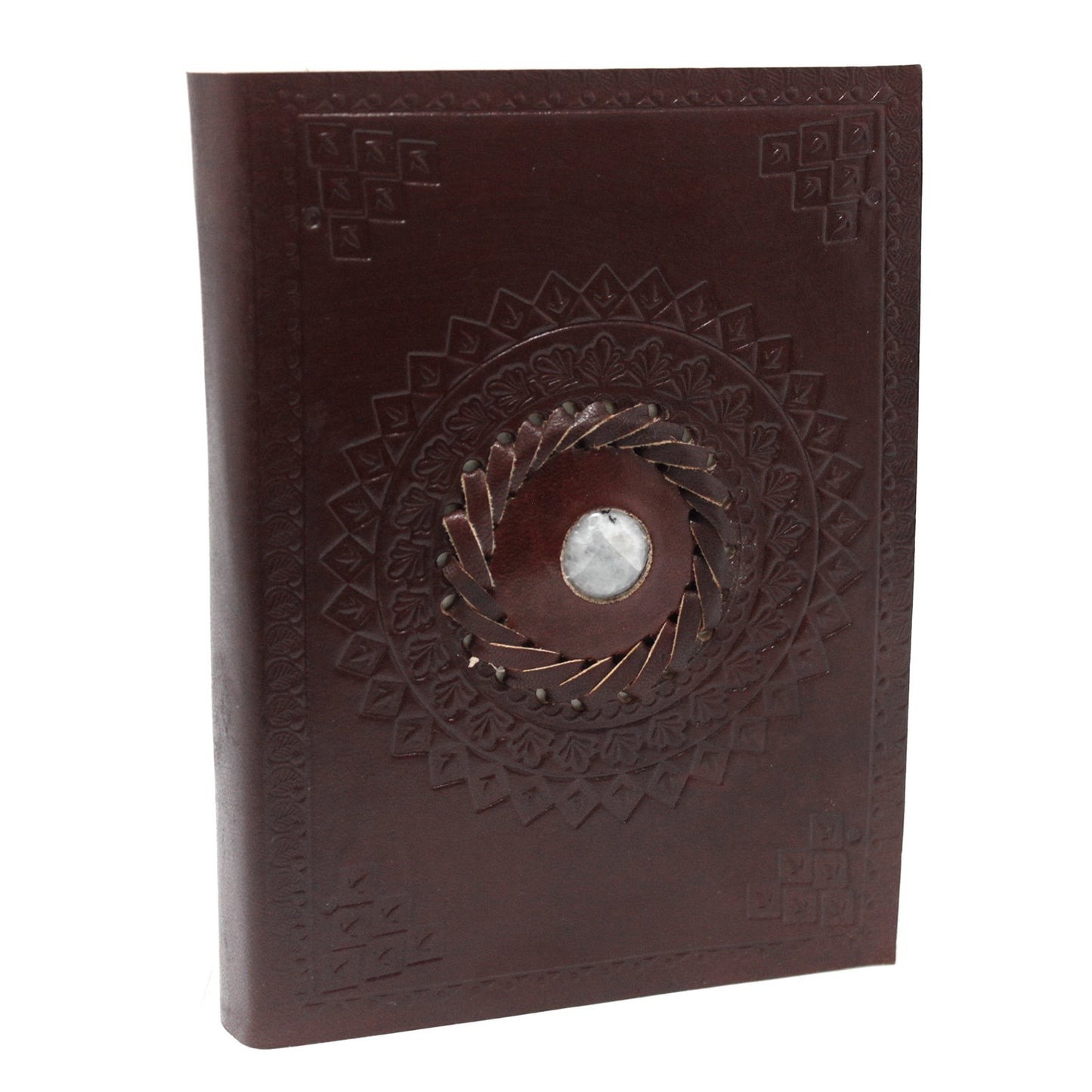 Leather Moonstone Notebook