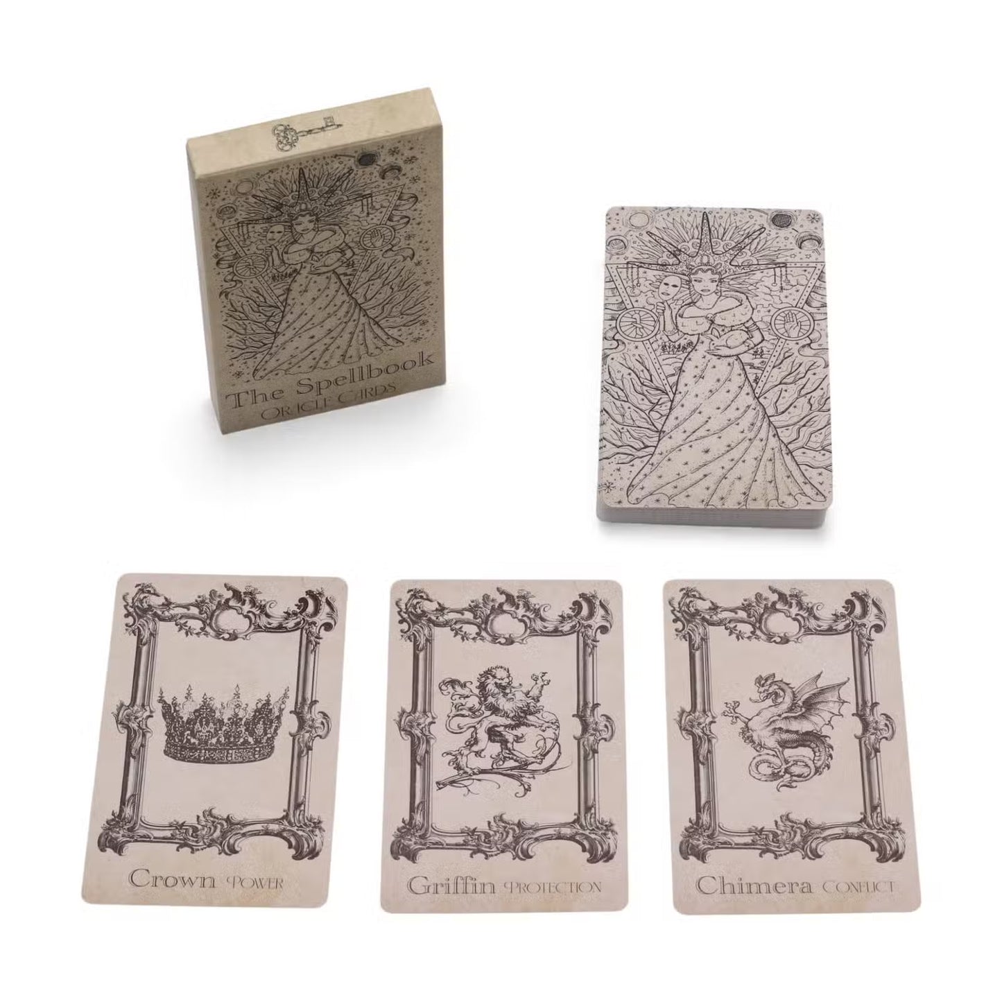 The Spellbook Oracle Cards Witchcraft Deck