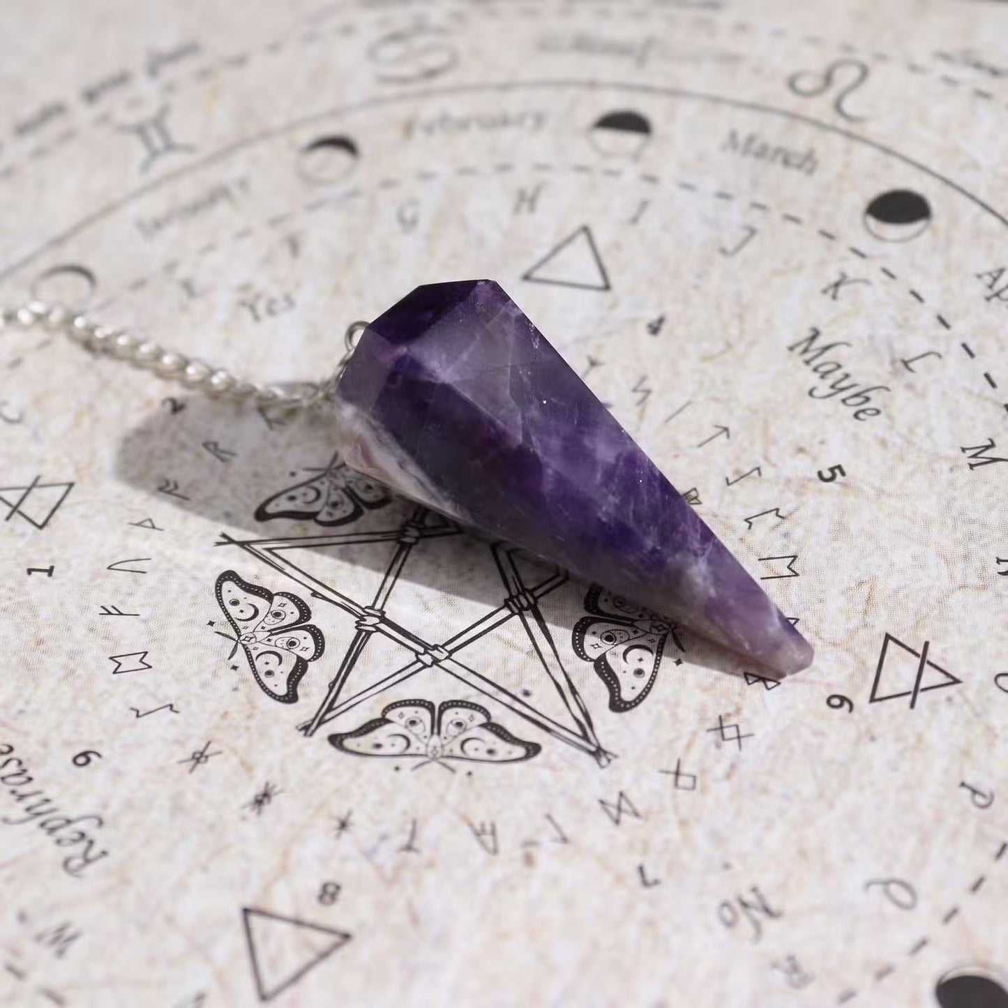 Incense & Divination Set - Seduction - Amethyst Pendulum