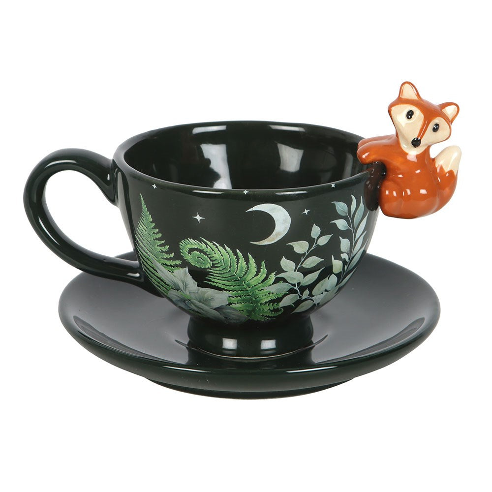 Foxy Forest Teacup & Saucer