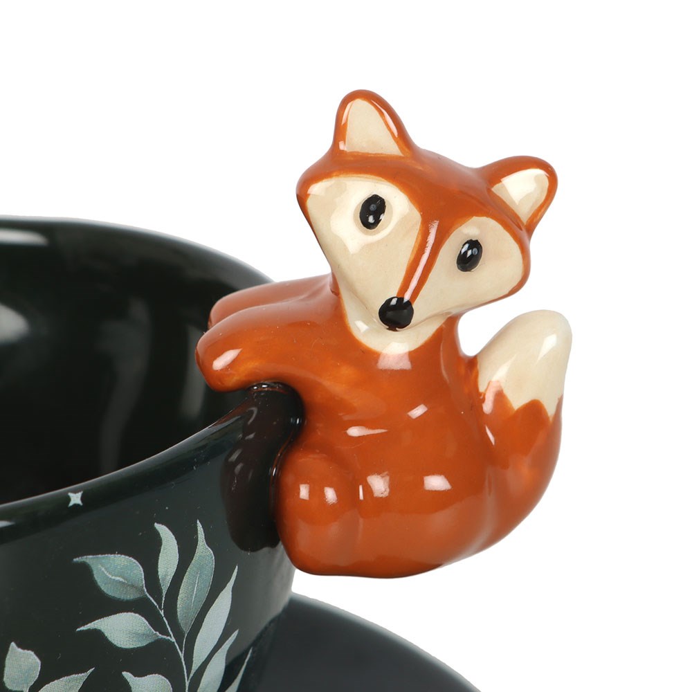 Foxy Forest Teacup & Saucer