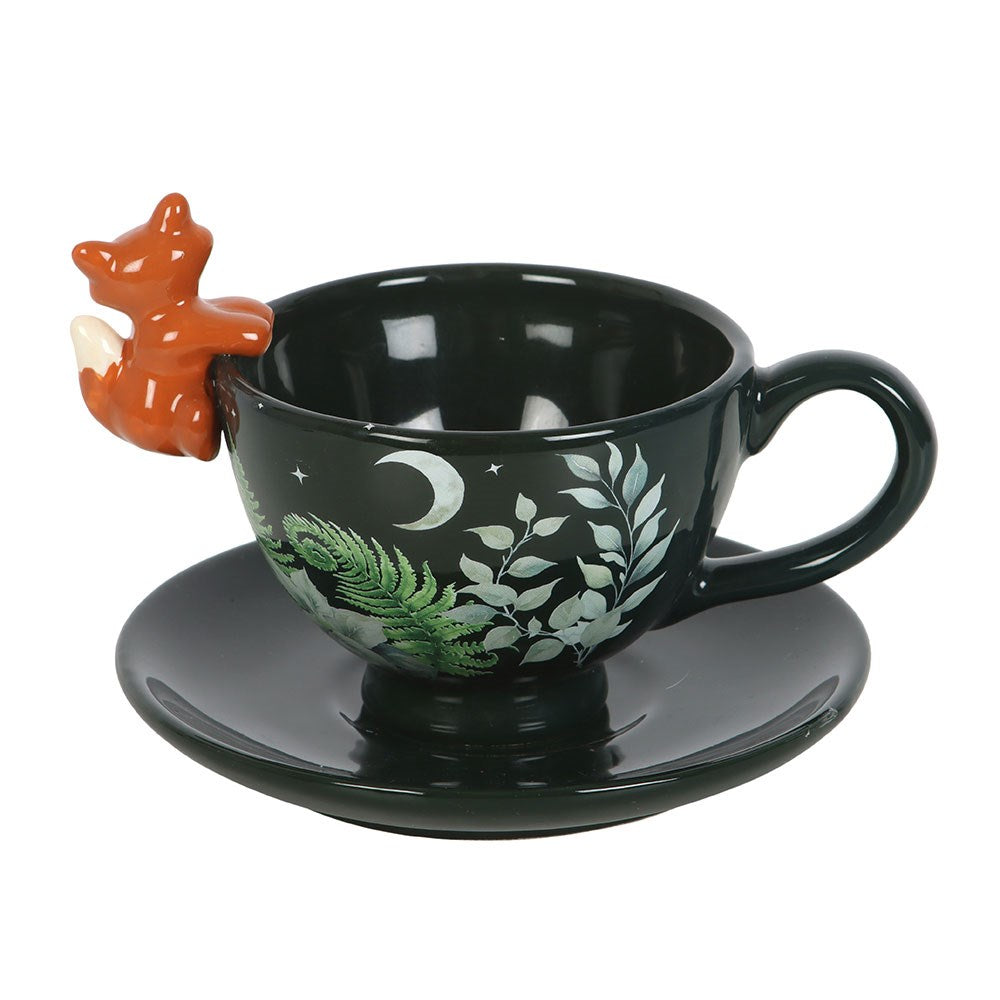 Foxy Forest Teacup & Saucer