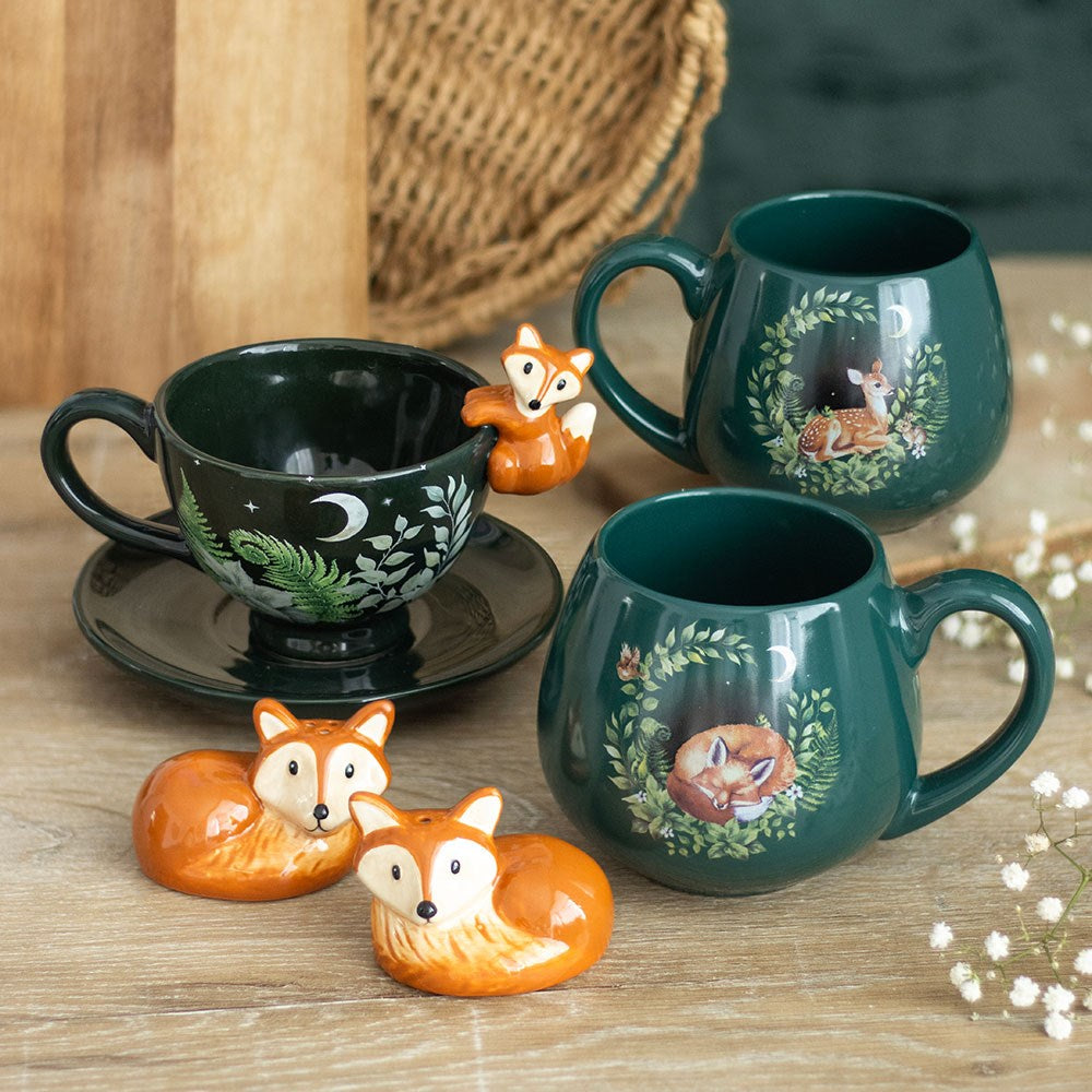Foxy Forest Teacup & Saucer