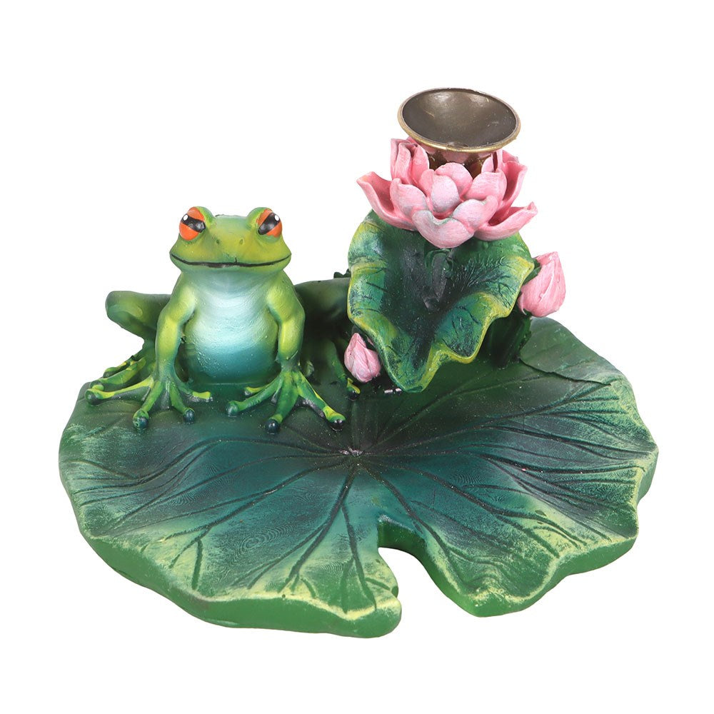 Froggy Lily Pad Backflow Incense Burner
