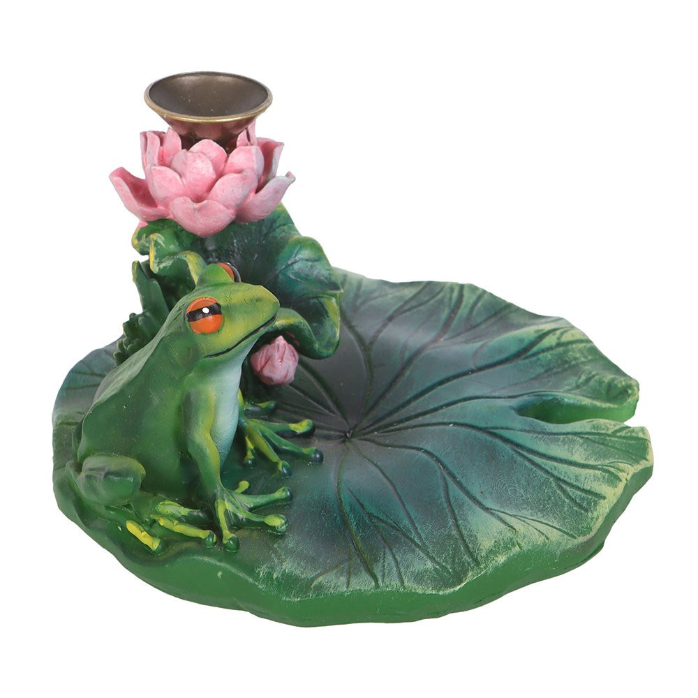 Froggy Lily Pad Backflow Incense Burner