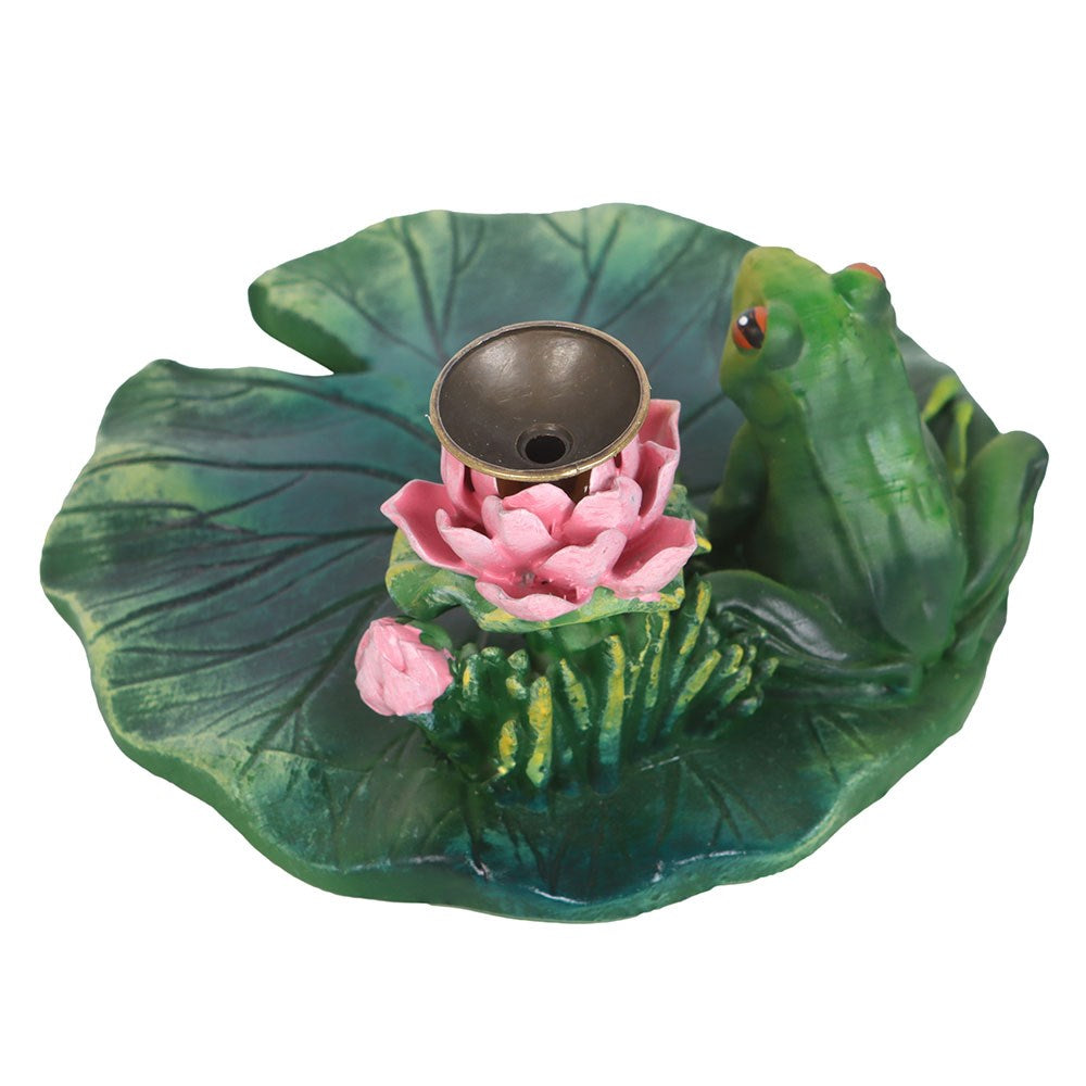 Froggy Lily Pad Backflow Incense Burner