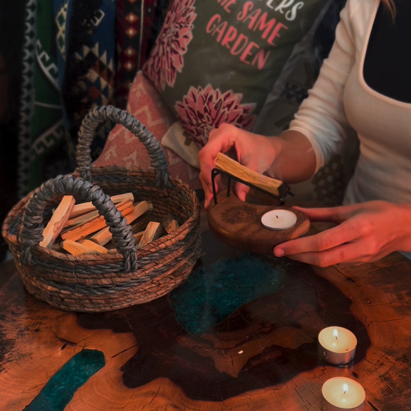 Sustainable Green Tea Palo Santo Stick