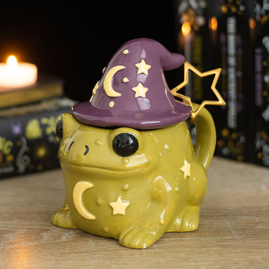 Magical Toad Mug with Starry Spoon