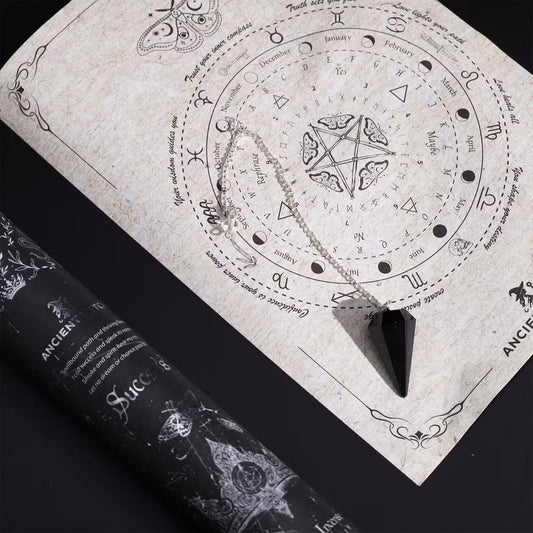Incense & Divination Set - Success - Obsidian Pendulum