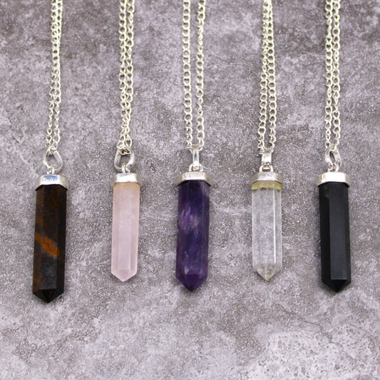 Crystal Pendent - Rose Quartz