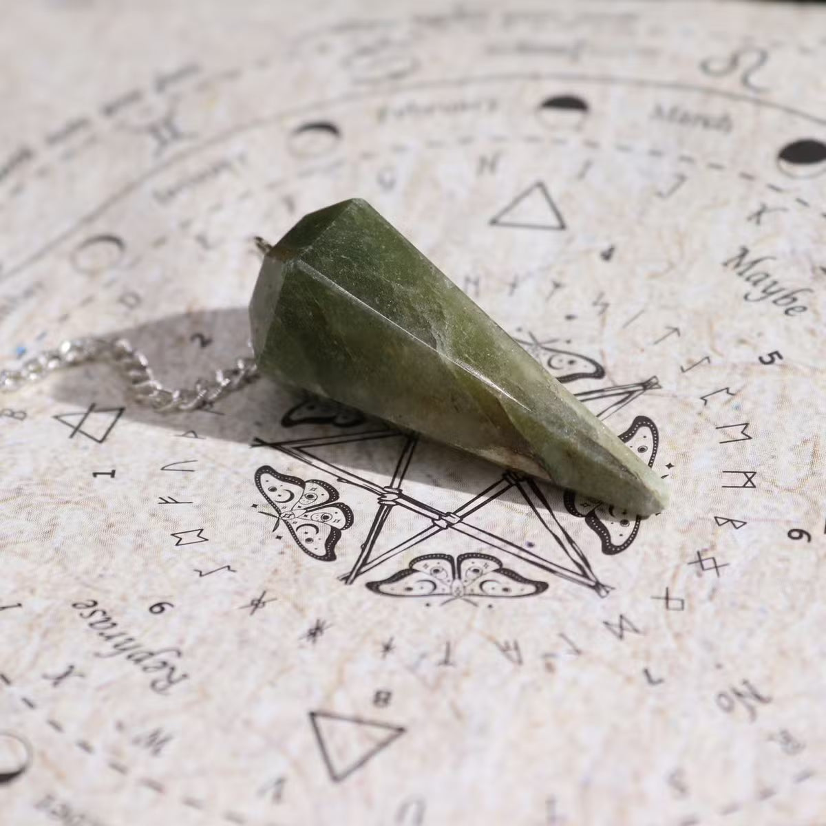 Incense & Divination Set - Prosperity - Aventurine Pendulum