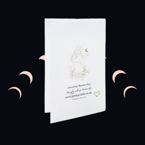 Sisters Of the Moon Gold Foil Greetings Card